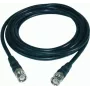 ABUS TVAC40020 3 m valmiiksi liitetty BNC-kuvakaapeli CCTV-käyttöön, 75 ohmia, musta