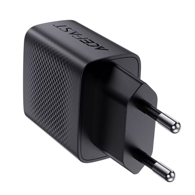 ACEFAST A82 GaN USB-C PD 20W seinälaturi - musta