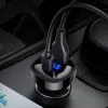 ACEFAST autolaturi 66W USB Type-C / USB, PPS, Power Delivery, Quick Charge 4.0, AFC, FCP musta (B4 black)