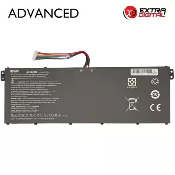 Acer AP18C7M 3200 mAh Li-ion kannettavan akku, 15,4 V, 4 kennoa, musta