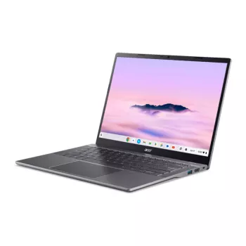 Acer Chromebook Plus 514 CBE594-2-TCO-373B - 14 tuuman Full HD IPS, Intel Core 3 100U, 8GB LPDDR5, 256GB SSD, ChromeOS, taustavalaistu näppäimistö, alumiinikansi