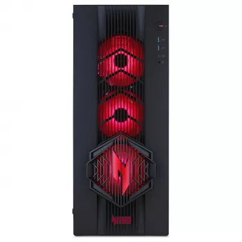 Acer Nitro 70 N70X3D-100 -pelipöytätietokone, AMD Ryzen 7 9800X3D, 32GB DDR5, 2TB NVMe SSD, NVIDIA GeForce RTX 5080, Windows 11 Home, musta