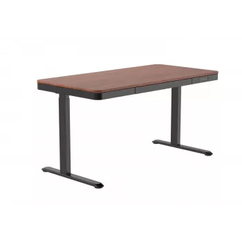 ACJ ACTIVEJET ET119S-CZ/O sähköisesti korkeussäädettävä työpöytä 120x60 cm musta/pähkinä