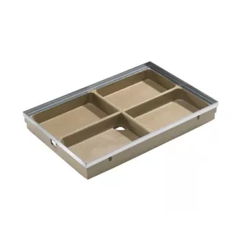 ACO Vario lattiakaivo alaosa 75x50 DN 75/DN 50 musta