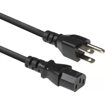 ACT AK5443 virtakaapeli NEMA 5-15P - IEC C13 1 m musta