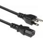 ACT AK5443 virtakaapeli NEMA 5-15P - IEC C13 1 m musta