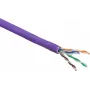 ACT Cat 6 U/UTP massiivi asennuskaapeli, LSZH, CPR Dca, 24AWG, violetti, 305m (XS6003)