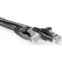 ACT IB2952 0,25 m Cat6a U/UTP -verkkokaapeli, musta
