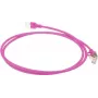 ACT Pink 5m LSZH U/FTP CAT6A Datacenter Slimline Snagless -verkkokaapeli RJ45-liittimillä (DC7405)