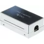 ACT SD6520 Cat6a hopeinen verkkopistorasia, 2-porttinen RJ45, täysin suojattu, uppoasennus, 10G-yhteensopiva
