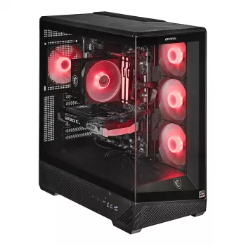 Actina pöytätietokone AMD Ryzen 5 5600 16GB DDR4 500GB SSD NVIDIA GeForce RTX 5060 Windows 11 Home Midi Tower musta