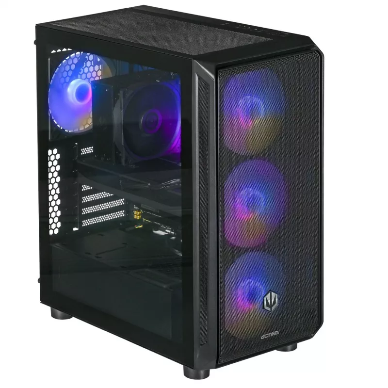 Actina PC AMD Ryzen 5 7600X3D 32 GB DDR5-SDRAM 2 TB SSD NVIDIA GeForce RTX 5070 Midi Tower musta