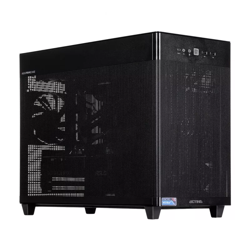 Actina PC AMD Ryzen 5 9500F 32 GB DDR5-SDRAM 1 TB SSD AMD Radeon RX 9060 XT Mini Tower musta