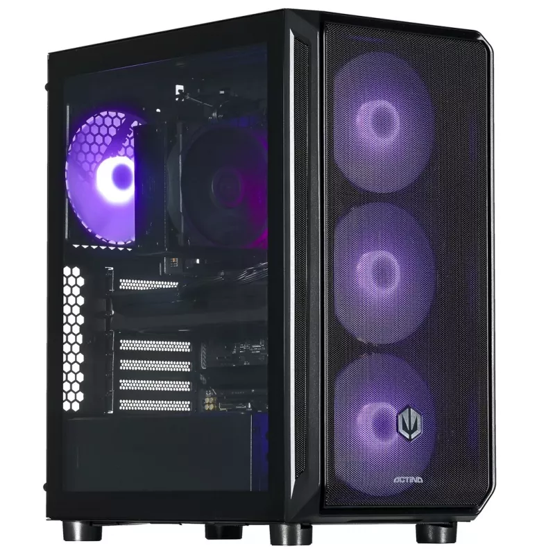 ACTINA PC AMD Ryzen 7 7700 32 GB DDR5-SDRAM 2 TB SSD NVIDIA GeForce RTX 5070 Ti Midi Tower musta
