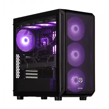 Actina PC AMD Ryzen 7 7800X3D 32 GB DDR5-SDRAM 2 TB SSD AMD Radeon RX 9070 Midi Tower musta