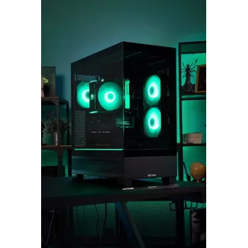 ACTINA PC AMD Ryzen 7 8700F 32 GB DDR5-SDRAM 1 TB SSD NVIDIA GeForce RTX 5060 Midi Tower musta