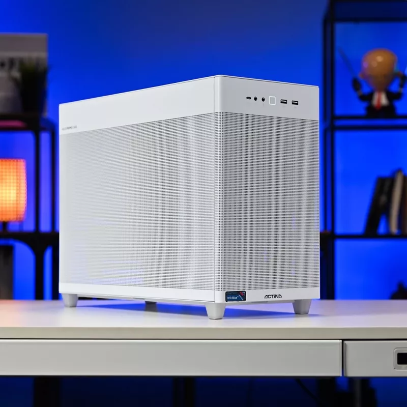 Actina PC AMD Ryzen 7 8700F 32 GB DDR5-SDRAM 1 TB SSD NVIDIA GeForce RTX 5060 Ti Mini Tower valkoinen