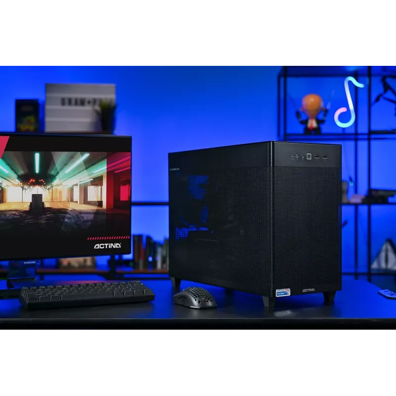 Actina PC AMD Ryzen 7 9700X 32 GB DDR5-SDRAM 1 TB SSD NVIDIA GeForce RTX 5070 Mini Tower musta