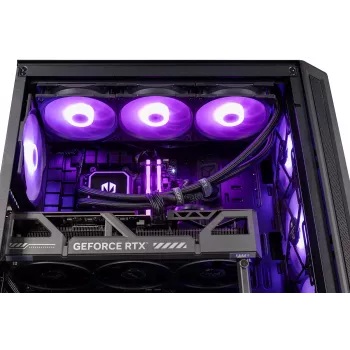 ACTINA PC AMD Ryzen 7 9800X3D 32 GB DDR5-SDRAM 2 TB SSD NVIDIA GeForce RTX 5080 Windows 11 Home Midi Tower musta