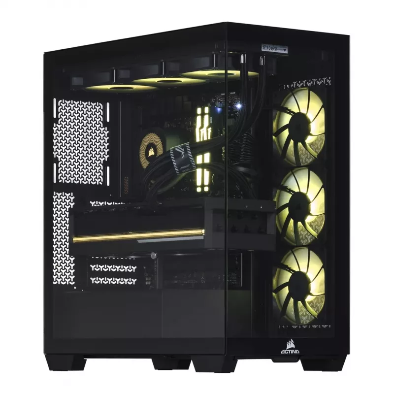 Actina PC AMD Ryzen 7 9800X3D 32 GB DDR5-SDRAM 2 TB SSD NVIDIA GeForce RTX 5080 Midi Tower musta