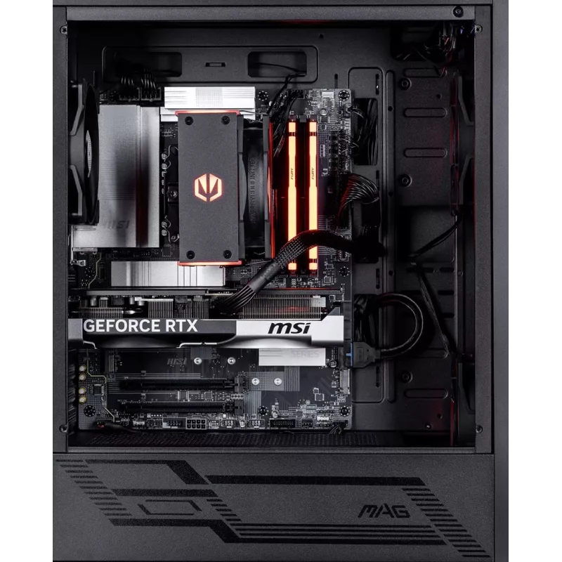 ACTINA PC AMD Ryzen 9 7900 32 GB DDR5-SDRAM 1 TB SSD NVIDIA GeForce RTX 5070 Ti Midi Tower musta