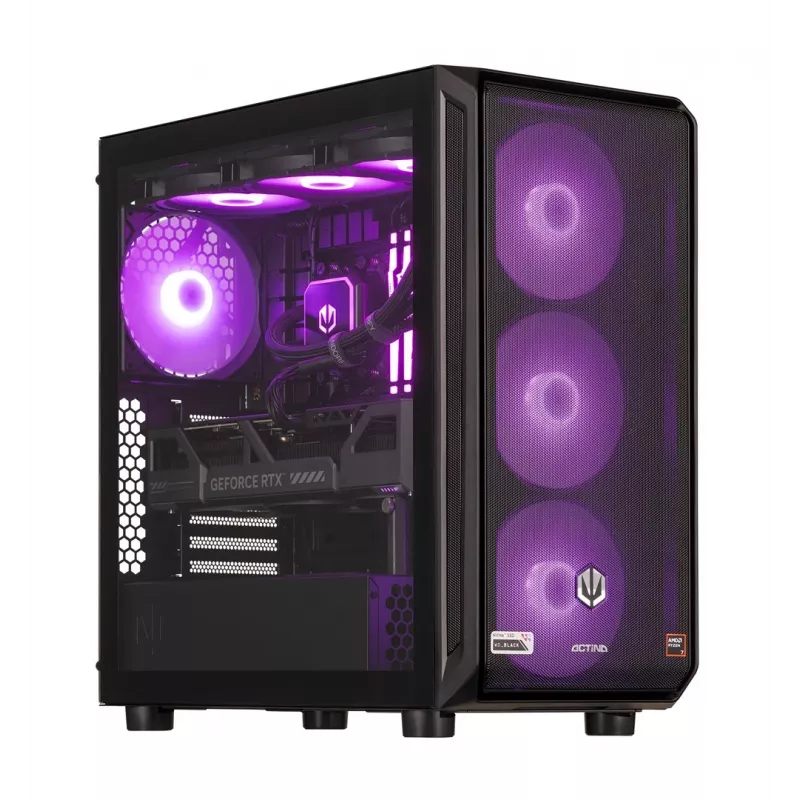Actina PC AMD Ryzen 9 9900X 32 GB DDR5-SDRAM 2 TB SSD NVIDIA GeForce RTX 5070 Ti Midi Tower musta