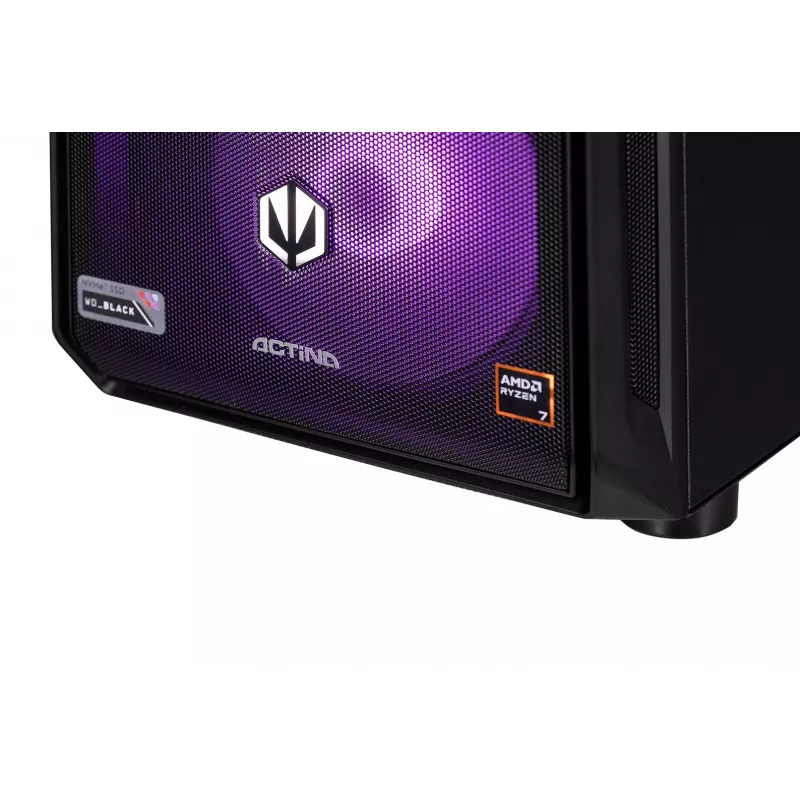 Actina PC AMD Ryzen 9 9900X 32 GB DDR5-SDRAM 2 TB SSD NVIDIA GeForce RTX 5080 Midi Tower musta