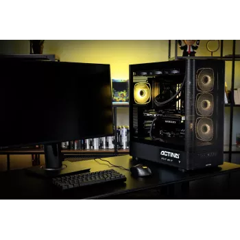 Actina PC AMD Ryzen 9 9900X3D 32 GB DDR5-SDRAM 1 TB SSD NVIDIA GeForce RTX 5070 Ti Windows 11 Home Midi Tower musta