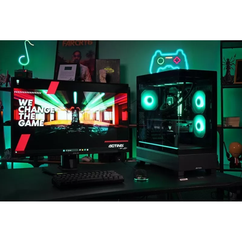 ACTINA PC Intel Core i5-14600KF 32 GB DDR5-SDRAM 1 TB SSD NVIDIA GeForce RTX 5060 Midi Tower musta