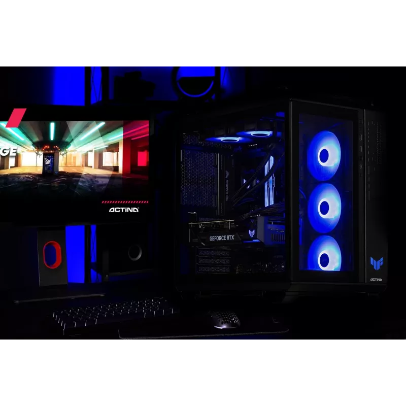 Actina PC Intel Core Ultra 9 285K 64 GB DDR5-SDRAM 2 TB SSD NVIDIA GeForce RTX 5090 Midi Tower musta
