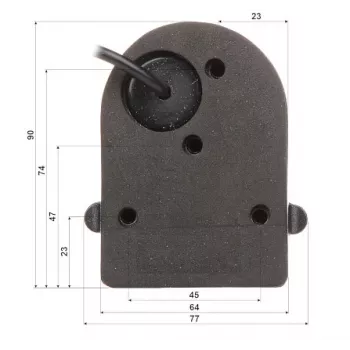 AUTONE ATE-CAM-AHD735HD mobiili AHD-kamera, 1080p, 2,8 mm objektiivi, IR 10 m asti