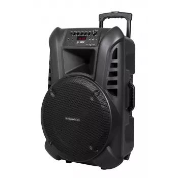 ACTIVE KEY aktiivikaiutin 2 langattomalla UHF-mikrofonilla, SD, Bluetooth, FM, USB, 60 W