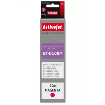 Activejet AB-D100M magenta mustepullo Brother-tulostimelle, 50 ml, Supreme-sarja, korvaa Brother BT-D100M