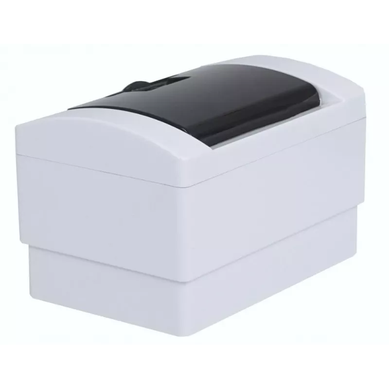 ADELID RM-NT-02T pinta-asennettava jakokeskus, 2 moduulia, IP40, läpinäkyvä ovi