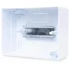 ADELID RM-NT-06T pinta-asennettava jakokeskus, 6 moduulia, 1 rivi, IP40, valkoinen/harmaa