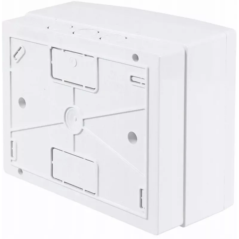ADELID RM-NT-06T pinta-asennettava jakokeskus, 6 moduulia, 1 rivi, IP40, valkoinen/harmaa