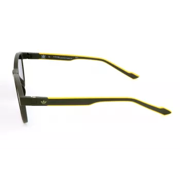 ADIDAS AOR030-030000 miesten suorakaiteen muotoiset aurinkolasit - musta kehys, harmaat linssit, 52/19/145 mm