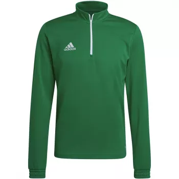 adidas Entrada 22 treenitoppi miehet pitkähihainen Team Green/valkoinen XL