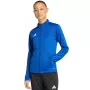 adidas Entrada 26 naisten treenitakki vetoketjulla, sininen, M