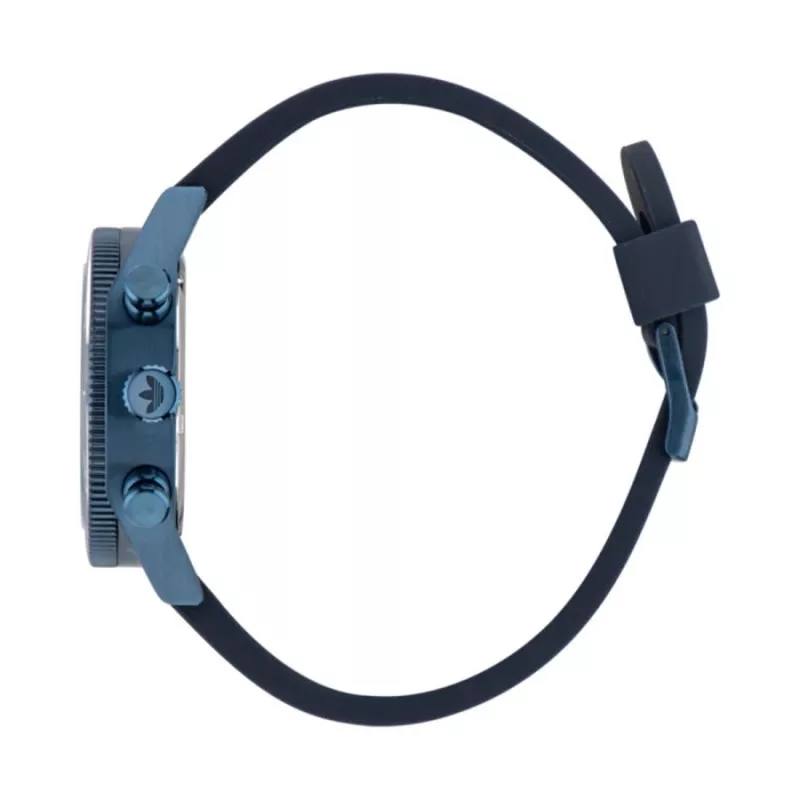 Adidas miesten AOFH23004 Code One Chrono kvartsikronografi-kello 43 mm musta silikoni