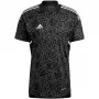 ADIDAS miesten Condivo 22 maalivahtipaita lyhythihainen musta HB1619