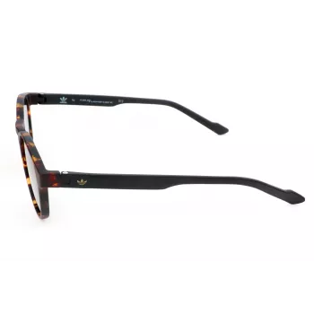 Adidas Originals AOR028-092009 miesten suorakaiteen muotoiset aurinkolasit - musta kehys, harmaat linssit, 50 mm