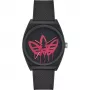 Adidas Originals Digital Two unisex-digitaalikello AOST22039 38 mm hopea teräs musta silikoni