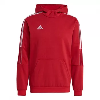 adidas Tiro 21 miesten collegehuppari team power red / valkoinen GM7353