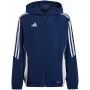 adidas Tiro 24 lasten treenitakki Navy sininen 140cm