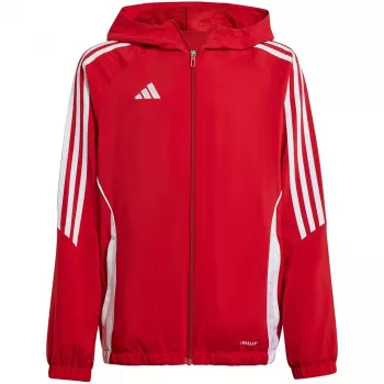 adidas Tiro 24 lasten treenitakki punainen/valkoinen 164 cm