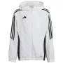 adidas Tiro 24 lasten treenitakki valkoinen IM8799 164cm