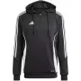 adidas Tiro 24 Training Hooded miesten collegepaita musta IJ9957