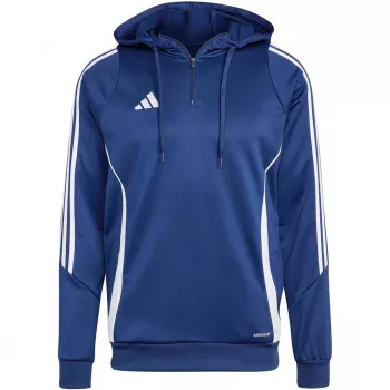 adidas Tiro 24 harjoittelutakki hupulla sininen IR9398