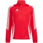 adidas Tiro 24 lasten treenitakki punainen 128 cm